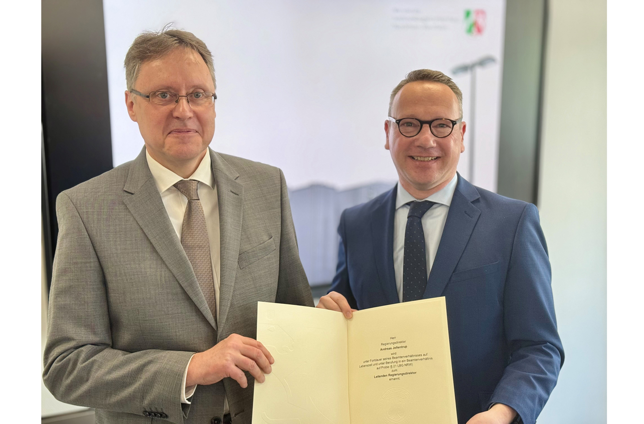 Andreas Jellentrup ist neuer Leiter des Justizvollzugskrankenhauses NRW